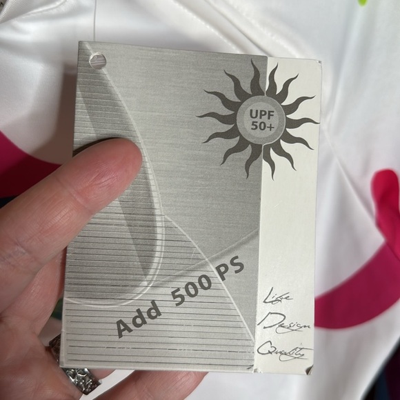 NWT PLATINUM SUN EXCLUSIVE Long Sleeve Rash Guard UPF 50+ Rainbow Size Small - Picture 12 of 16